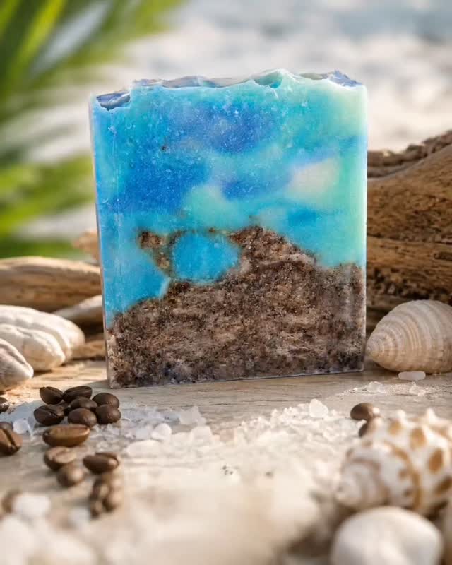Lotuslushskincare.com
Beach Waves soap!! Available
With seal salt and coffee
#soapmaking #lotuslushskincare #aguadilla #puertorico #handmade