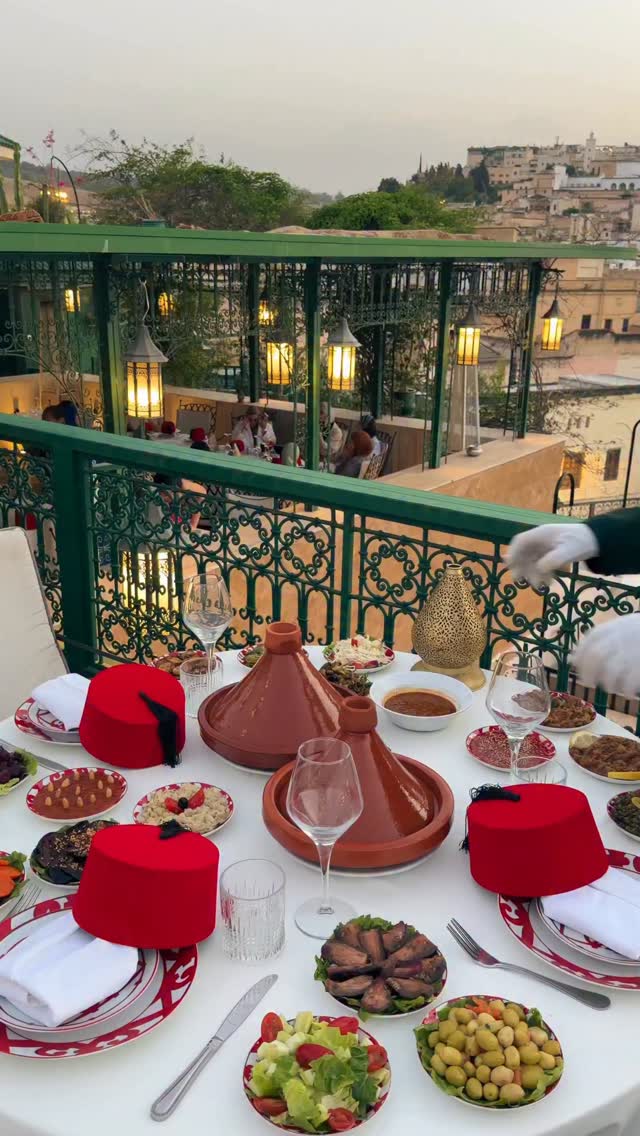 Whether you’re celebrating love, sharing precious family moments, or enjoying time with friends, every dinner becomes a memorable experience at @palaisdefes.
Authentic Moroccan flavors, breathtaking views over the Medina of Fès, live traditional music, and unforgettable moments. ✨
#palaisdefes #morocco #moroccanbreakfast #morocco🇲🇦
