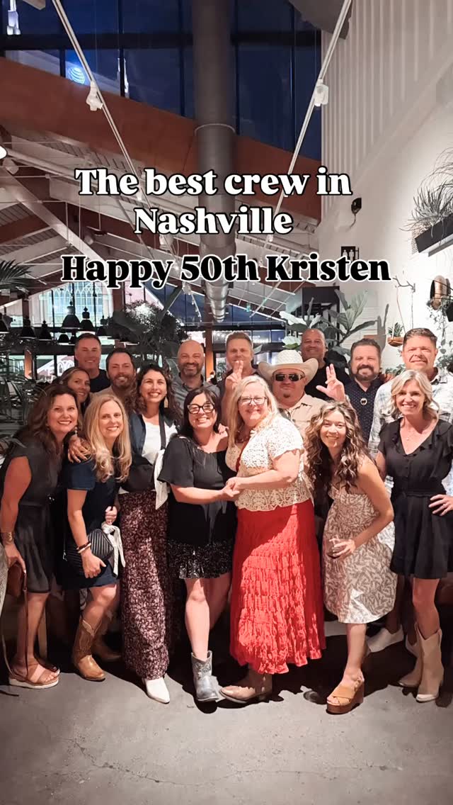 Happy 50th to our friend Kristen. What fun memories in Nashville.