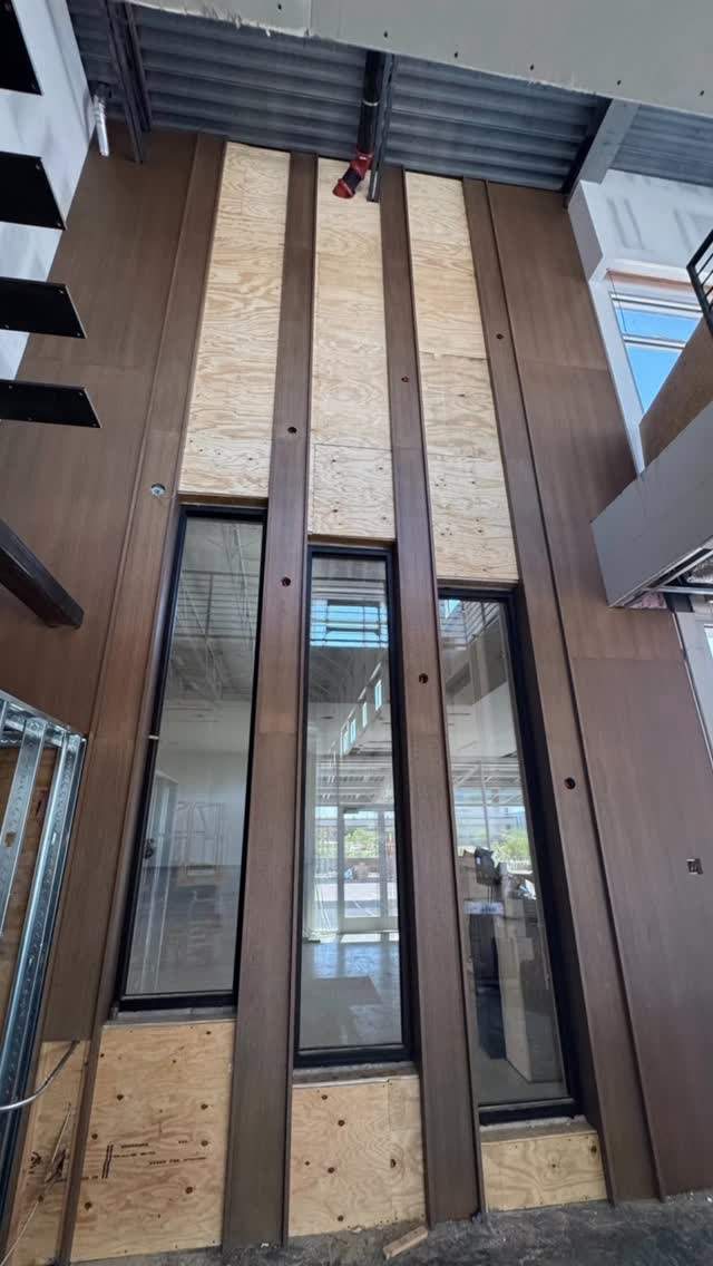 Little sneak peak of this incredible airplane hangar we are putting together. More finishes to come…