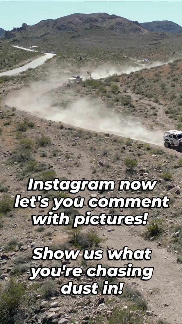 You can finally reply with photos on Instagram!
Let's see your off-road machine. Drop a picture in the comments and show us what you're chasing dust in! 👇
#offroad #chasingdust #dust #picture