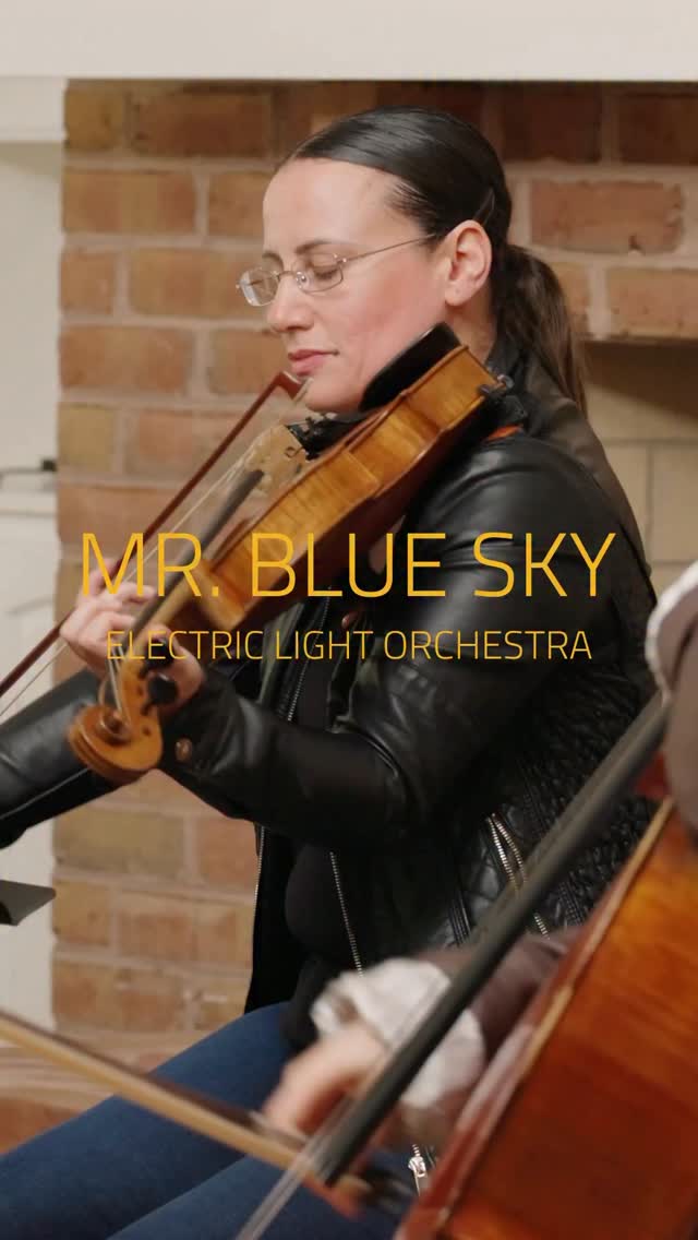 There’s nothing quite like “Mr. Blue Sky” by Electric Light Orchestra to brighten a feed. Fun fact: Jeff Lynne wrote it after spending days locked in a misty Swiss chalet, and when the fog finally broke into a blue sky, this musical burst of pure sunshine came pouring out and the rest is history!
Arranged by @alextedrow , our version features drum set, violin, viola, cello, keyboard, and vocals.
#ElectricLightOrchestra #MrBlueSky #strings