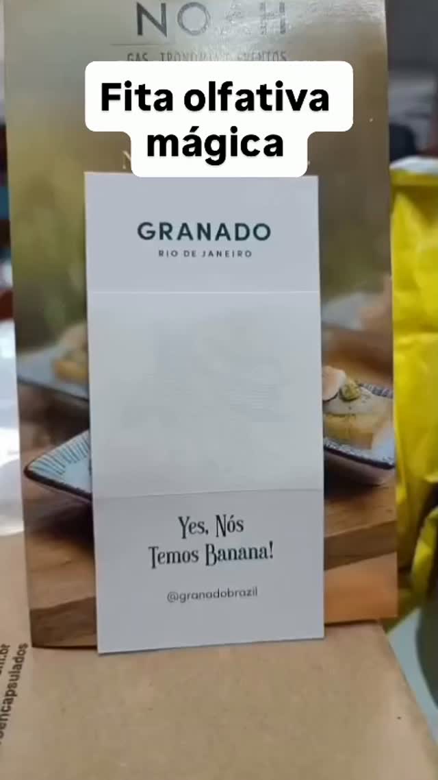 Já viu a fita olfativa mágica? Esse modelo nos produzimos para esse cliente, nós fazemos tanto os serviços como também vendemos as tintas.
#criatividade