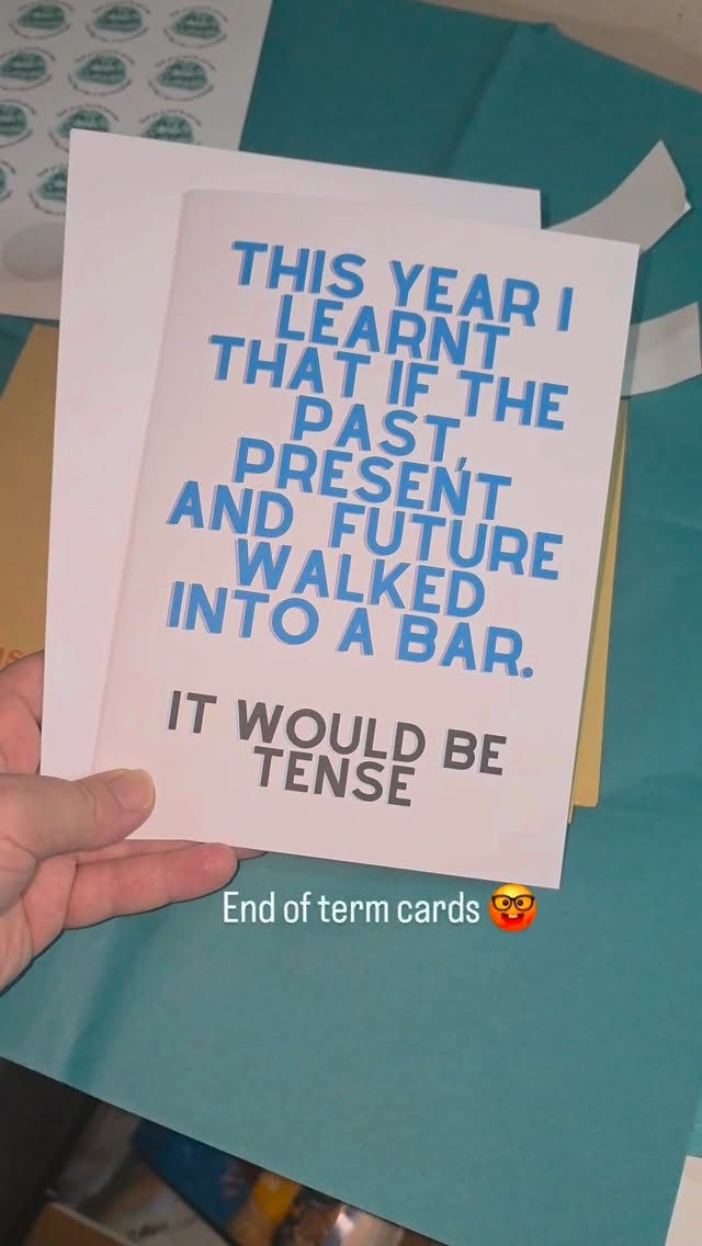 #teacher #summer #endofterm #thankyou #card