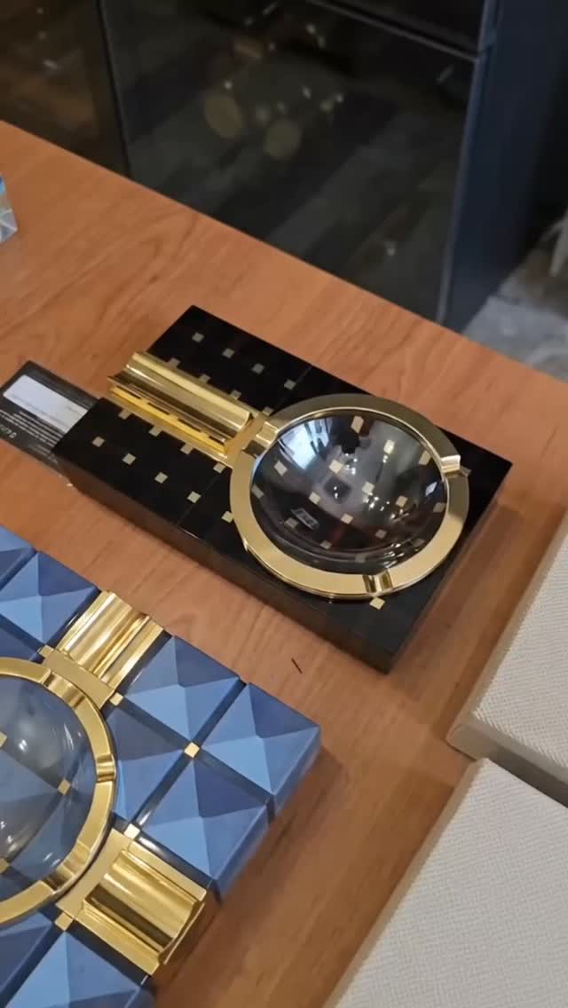 A statement ashtray where deep blue geometry meets polished gold and smoked glass ✨
Designed for interiors where accessories are not just functional — they become part of the atmosphere.
Buy now at www.gpgrant.com and bring this level of detail into your cigar room.
#GPGrantIconicAshtrays #GPGrantAshtrays #GPGrantLighters #Lighter #lighters #cigarlighter #torchlighter #customlighte #handmadelighter #IconicAshtrays #ashtrays #cigarashtray #stoneashtray #marbleashtray #LuxurySmoking #CigarAccessories #CigarLovers #CigarAshtray #TableLighter #VolcanoCollection #CigarAficionado #LuxuryLifestyle #PremiumAccessories