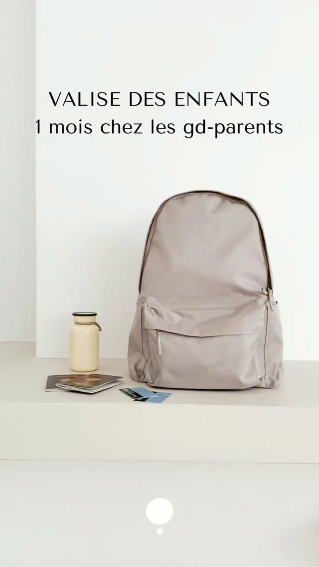 1 SAC A DOS = VALISE POUR 1 MOIS pour mes enfants
🌿
Ils vont chez leur grands-parents qui ont une machine à laver sur place, alors on fait simple et ainsi on réduit la pollution mentale de tout le monde !
🌿
Un sac à dos = les mains libres = un voyage facile et de toute façon on ne porte jamais tout ce que l’on amène pour les vacances alors autant s’éviter ce poids !
🌿
Pour plus d’astuces pour alléger ta vie, abonne toi !
.
.
.
.
#ecologiedinterieur
