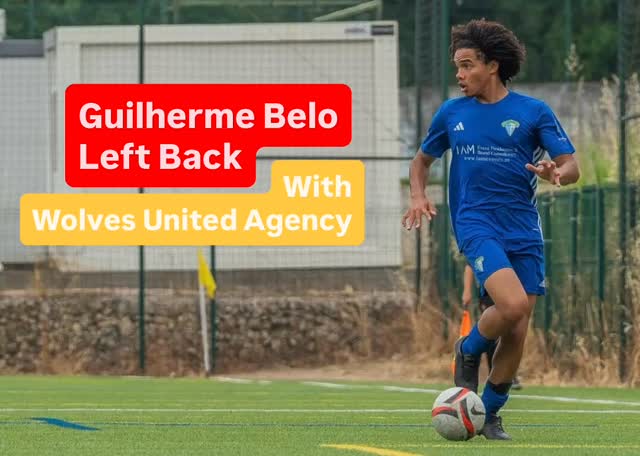 Guilherme Belo, ⭐️left back ready for #movingforward with Wolves United Agency! 🐺