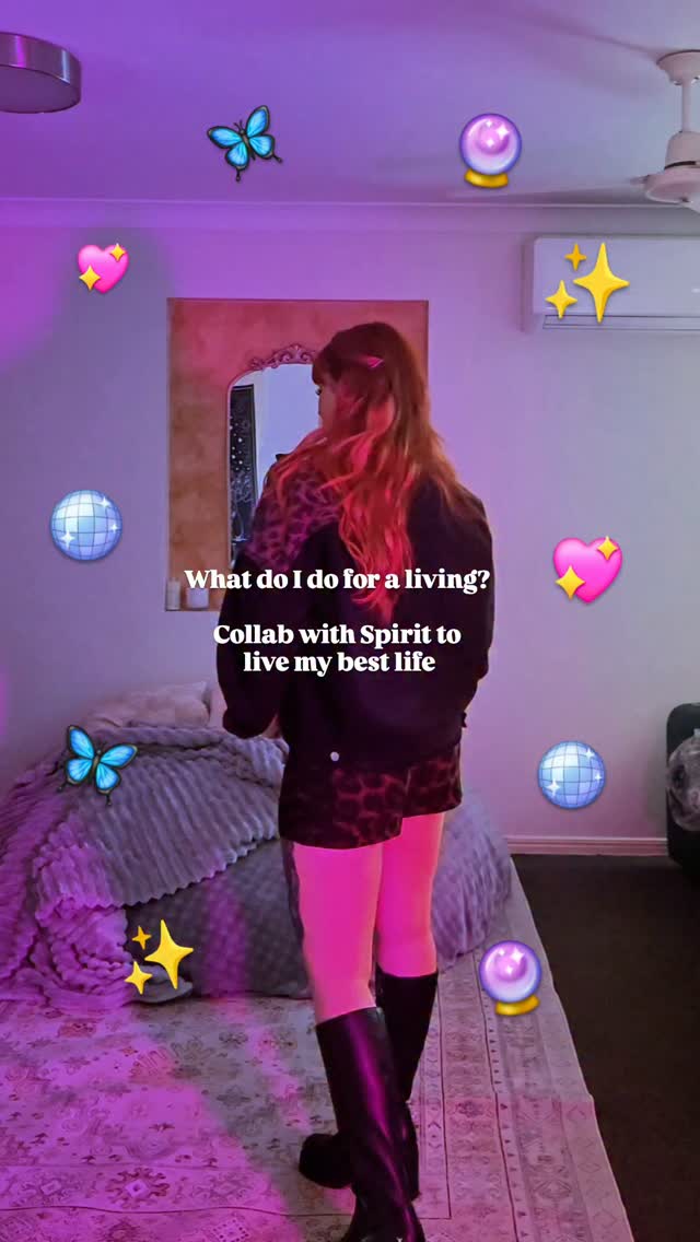 Some days, I channel spirit guides 🔮
Some days, I'm those collecting main character moments in front of the camera 📸
But, most days, I just refuse to participate in anything that feels boring 🪩✨️
💖 Ready to collab with Spirit & start romanticising your life?
Channeling Foundations is waiting for you..
DM me "CF" or hit the link in bio to learn more x
