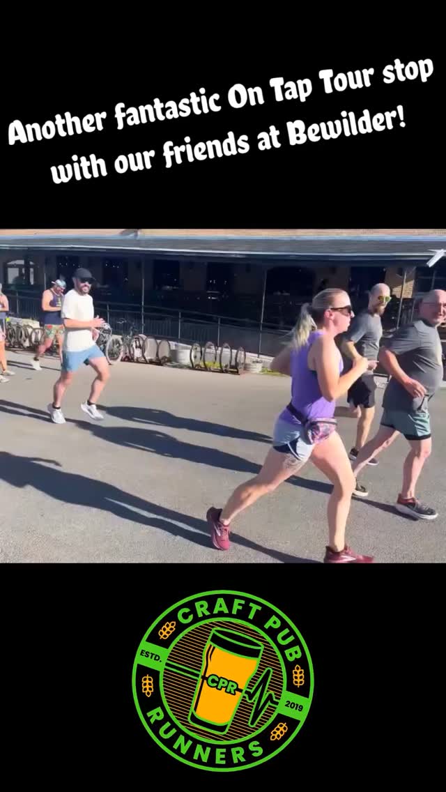 A fantastic evening and successful On Tap Tour stop. Thank you so much @bewilderbeer for hosting our group and your support over the years! Thank you @kizik for your support, your awesome shoes, and adding to all the fun!
#ontaptour2006 #cpr #craftpubrunners #runningclub #pubrunning