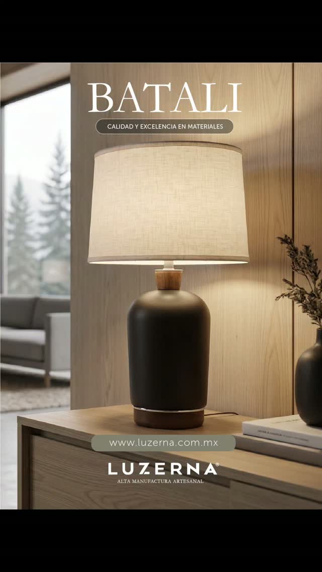 La lámpara de mesa Batalli combina diseño contemporáneo, elegancia y una iluminación cálida que transforma cualquier rincón en un espacio acogedor.
Perfecta para burós, escritorios o mesas laterales, su estilo atemporal complementa cualquier decoración.
✨ Ilumina con estilo. Decora con Luzerna.
#luzerna #lamparademesa #decoraciondeinteriores #disenodeinteriores #iluminacion
