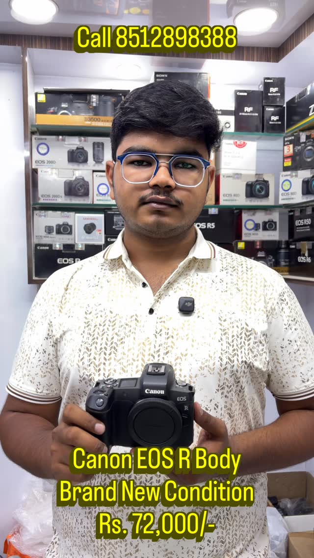 Sold Out
Canon EOS R Body
Brand New Condition
Call - 8512898388
Price - Rs. 72,000/-
Shutter Count less than 2,000