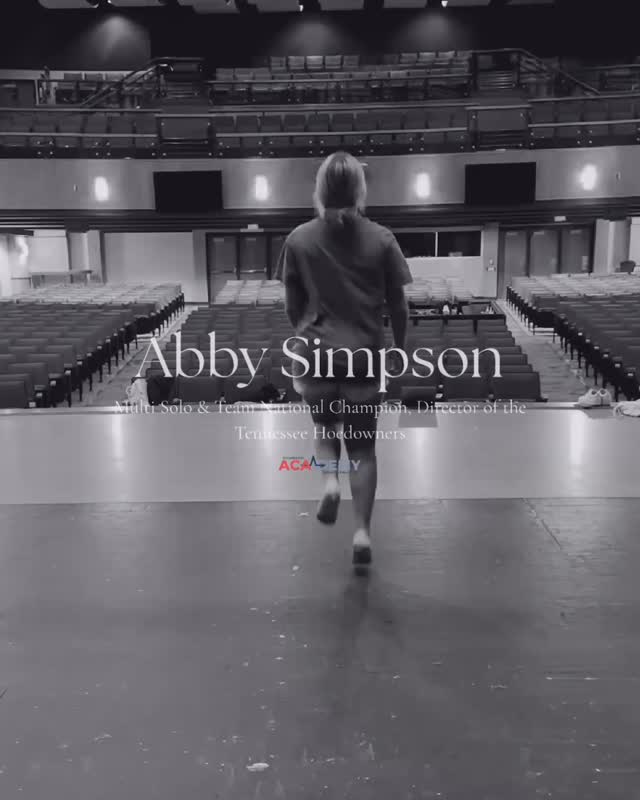 ✨🤍ABBY SIMPSON - Camp Co-Host🤍✨
Abby Simpson is an award-winning clogger, instructor, choreographer, and adjudicator whose passion for teaching shines both in and out of the studio. She proudly teaches and competes with the Tennessee Hoedowners, one of the nation’s premier and most respected competitive clogging teams, where she loves helping dancers grow in skill, confidence, and performance quality while inspiring a lifelong love for clogging.
A highly accomplished competitor, Abby has earned multiple National Championship titles as a soloist, duet competitor, and team member. She is also recognized as an All Pro Legend and was selected to the 2026 All-American Team. Her performance career has taken her to incredible stages, including appearances with All That Collective, Powerhouse, and ACA in London and at the Liberty Bowl.
Beyond competing and performing, Abby is dedicated to giving back to the clogging community. She serves on the YLC Advisory Board and travels throughout the country teaching workshops, choreographing championship-winning routines, and judging competitions. Whether she’s in the studio or on the convention floor, Abby brings energy, creativity, and enthusiasm to every dancer she meets. Her greatest joy is helping others build confidence, reach their goals, and experience the excitement and community that make clogging so special.
We are honored and proud to have Abby helping co-host our 1st ACAdemy!!🤍