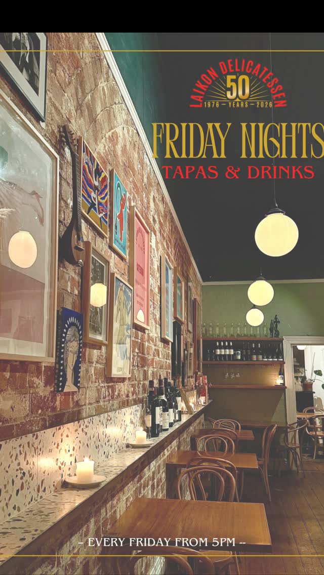 Friday nights just hit differently at Laikon. 🍷✨
From 5pm, settle in with a glass of wine, share a few tapas, and ease into the weekend with good food and great company. We’ll save you a seat.
#LaikonDeli #BridgeRoadRichmond #FridayNights #MelbourneFoodie #SupportLocal