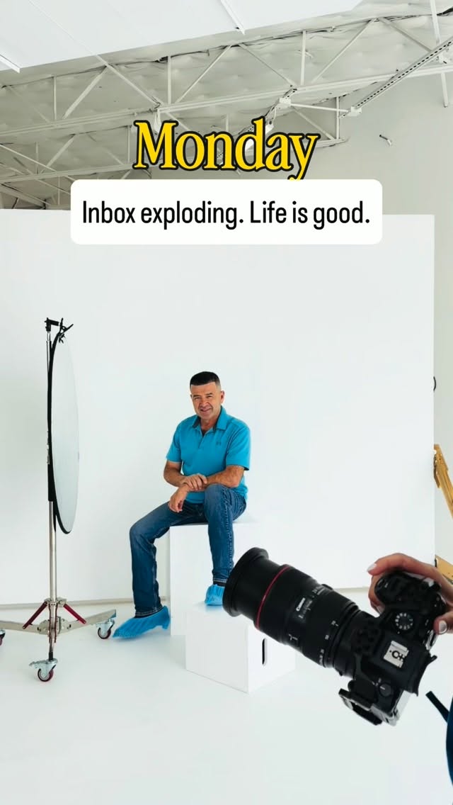 Can anyone relate?
People think owning a photography business is taking pretty pictures.
What they don’t see is me operating a rental studio, answering 47 texts, developing strategic campaigns, editing late hours, marketing nonstop, networking…
…then staring at next month’s calendar wondering if it’s somehow already booked 😬
It’s a full time jobs. Plural.
#ContentProduction
#BrandPhotography
#VisualMarketing
#DallasBrandPhotographer
#DallasCommercialPhotographer