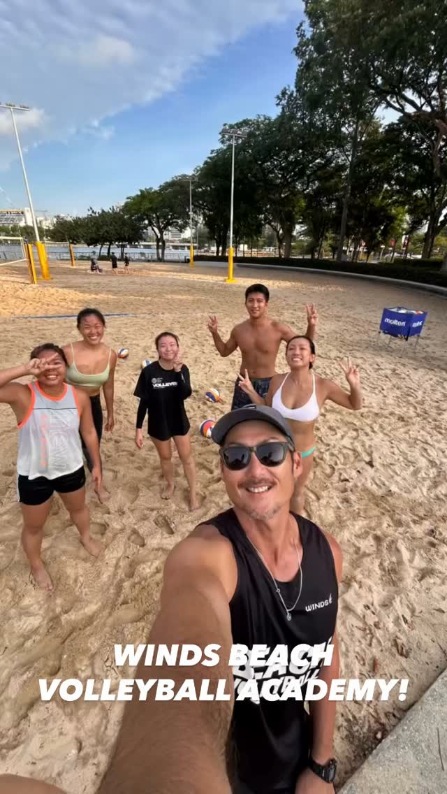WINDS BEACH VOLLEYBALL ACADEMY!!
Check the website for the lesson schedule and make a reservation ✅
✅Website✅
WINDS BEACH VOLLEYBALL
https://www.winds-academysg.com
HIRO BEACH HOUSE
https://www.hirobeachhouse.com
#windsbeachvolleyballsg
#hirobeachhouse
#beachvolleycoach
#beachvolleyball
#volleyball