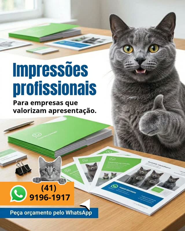 Sua empresa precisa de material gráfico que comunique com clareza e profissionalismo? A Aniart Gráfica é a solução.
📲 Peça já o seu orçamento pelo WhatsApp:
(41) 9196-1917
Clique no link da bio ou chame agora mesmo!
#AniartGráfica #Impressos #MateriaisGraficos #Rotulagem #ComunicaçãoVisual