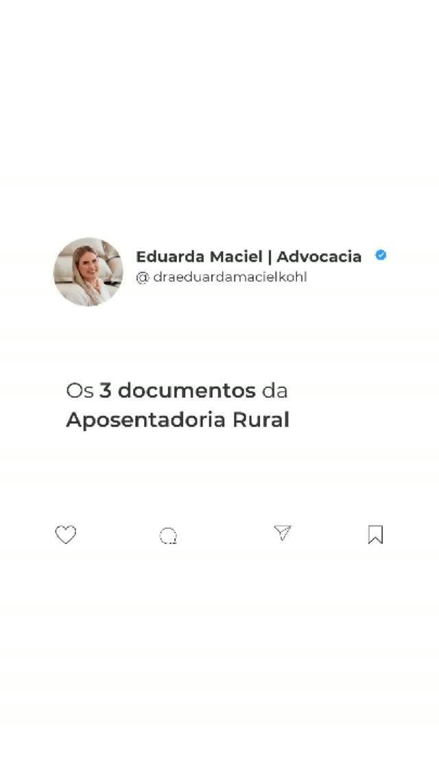 O trabalho no campo é duro, e o momento de colher os frutos da sua aposentadoria deveria ser simples. Mas a burocracia do INSS pode transformar isso em um pesadelo. 🌾⏳
Para o segurado especial (trabalhador rural), a comprovação do tempo de serviço exige documentos muito específicos.
Se você quer dar entrada na sua aposentadoria sem correr riscos, verifique se você tem em mãos:
1️⃣ Autodeclaração Rural: O documento eletrônico obrigatório onde você detalha o histórico da sua atividade.
2️⃣ Blocos de Notas do Produtor: Provas indispensáveis de que a produção da terra foi comercializada ao longo dos anos.
3️⃣ Contratos Rurais ou Provas de Vínculo com a Terra: Contratos de parceria, comodato, arrendamento ou o próprio documento da propriedade (como CCIR/ITR).
🛑 Atenção: Qualquer rasura, período sem comprovação ou nome incorreto pode fazer o INSS negar o seu pedido de primeira.
Para garantir que o seu histórico na roça seja respeitado e tirar todas as suas dúvidas, procure um advogado da sua confiança.
Dra. Eduarda Maciel Kohl
Advogada Especialista em Direito Previdenciário
OAB/PR 65.092
#AposentadoriaRural #Agricultor #INSS #DocumentaçãodaAposentadoria #MeuDireito #MeuINSS #MulherAgricultora