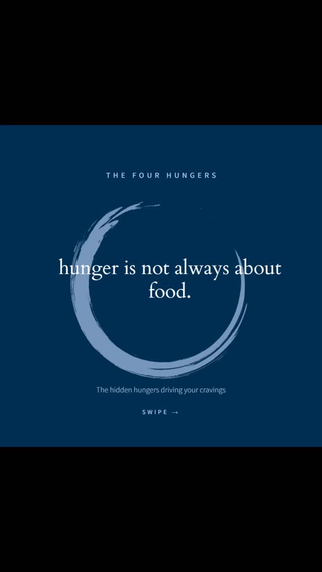 Our hunger is not only physical- it is emotional, relational and spiritual.
When our hungers are unmet, we become reactive, That reactivity shows up as overeating, over-drinking overworking, people-pleasing.
When nourished, we transform reactivity into clarity, connection, engagement and purpose.
#hungryformore
#mindbody
#reactivity
#resilient
#livingwithintention
