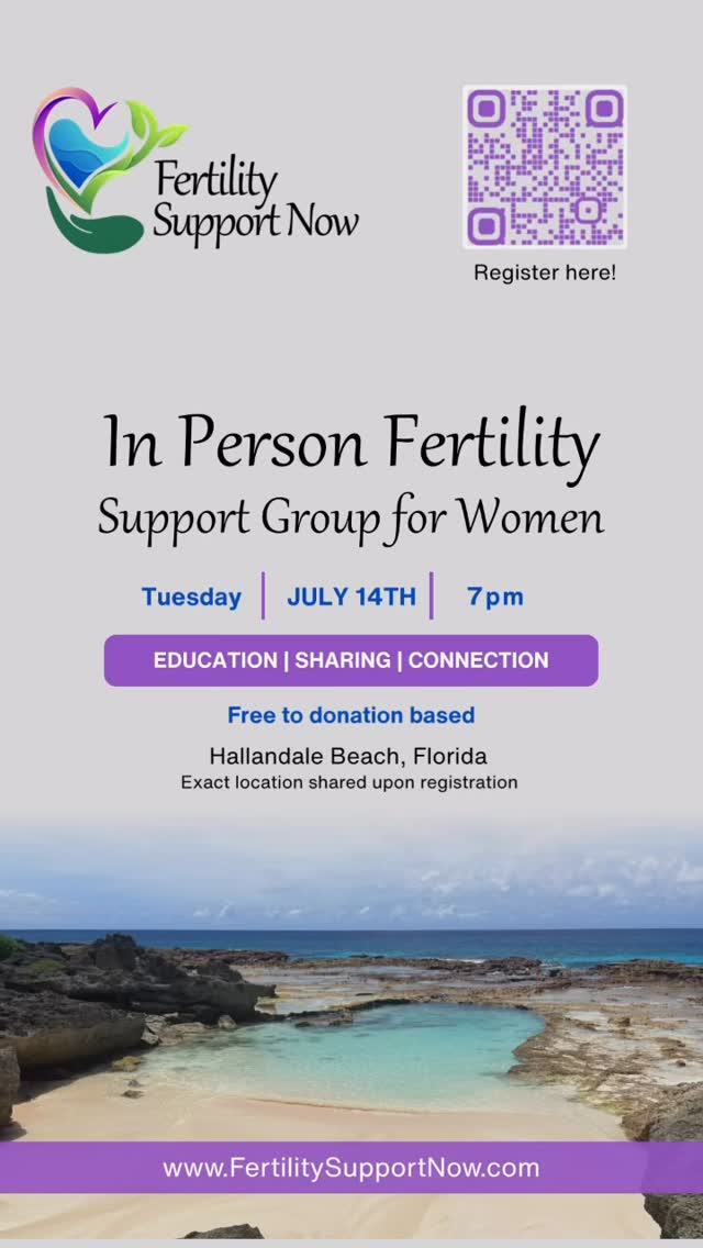 If you are in South Florida and looking to meet other women going through fertility challenges or pregnancy loss we will be meeting tomorrow at 7pm in Hallandale Beach!
Group is free to donation based. Link in bio to register.
Hope to see you there!
💜
Mariah
#fertilitysupport #infertilitysupport #fertilitycoach #fertilitysupportnow #supportgroups