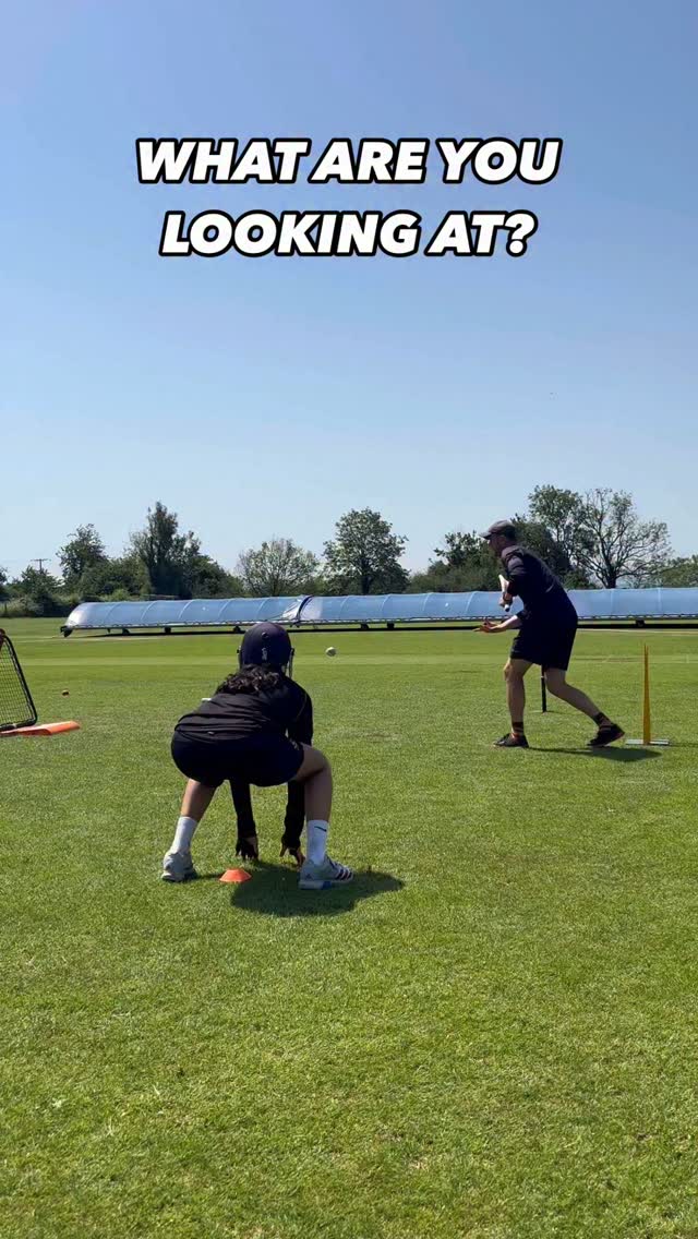 WHAT ARE YOU LOOKING AT 👀
First slip, short leg or square leg, if you’re blinded or the bat face is hidden, lock into 👀 an area of expected bat path instead.
The goal is to keep the head as still as possible for as long as possible.
#fielding #cricket #athletic #movement #catch #pickup #catching #throwing #ipl #speed #👀