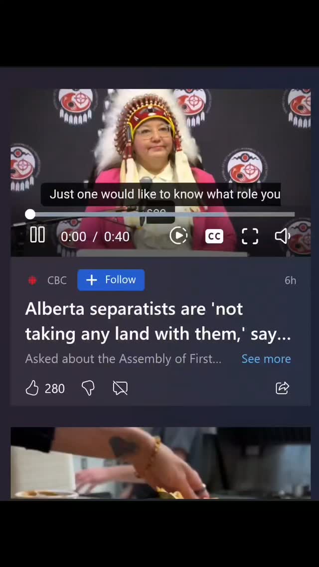 CBC
#Alberta separatists are 'not
taking any land with them,' say...
Asked about the Assembly of First Nations' role leading up to Alberta's referendum, National Chief Cindy Woodhouse Nepinak said she doesn't want to see a 'Canadian rupture fuelled by foreign interference.'
#DismantleAFN #NativeLand #Separatists
#kkkanada