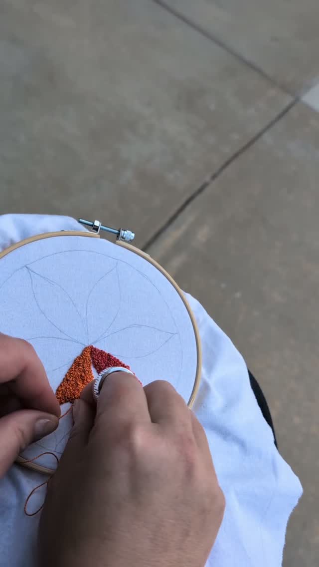 Any updated guesses? It feels like this slow stitching piece is going to be done sooner than 100 hours, but will I finish & win the race against the clock before July 31?? #imperfectlybeautifulstitches #slowstitchingrace #stitchingwhenitsfun