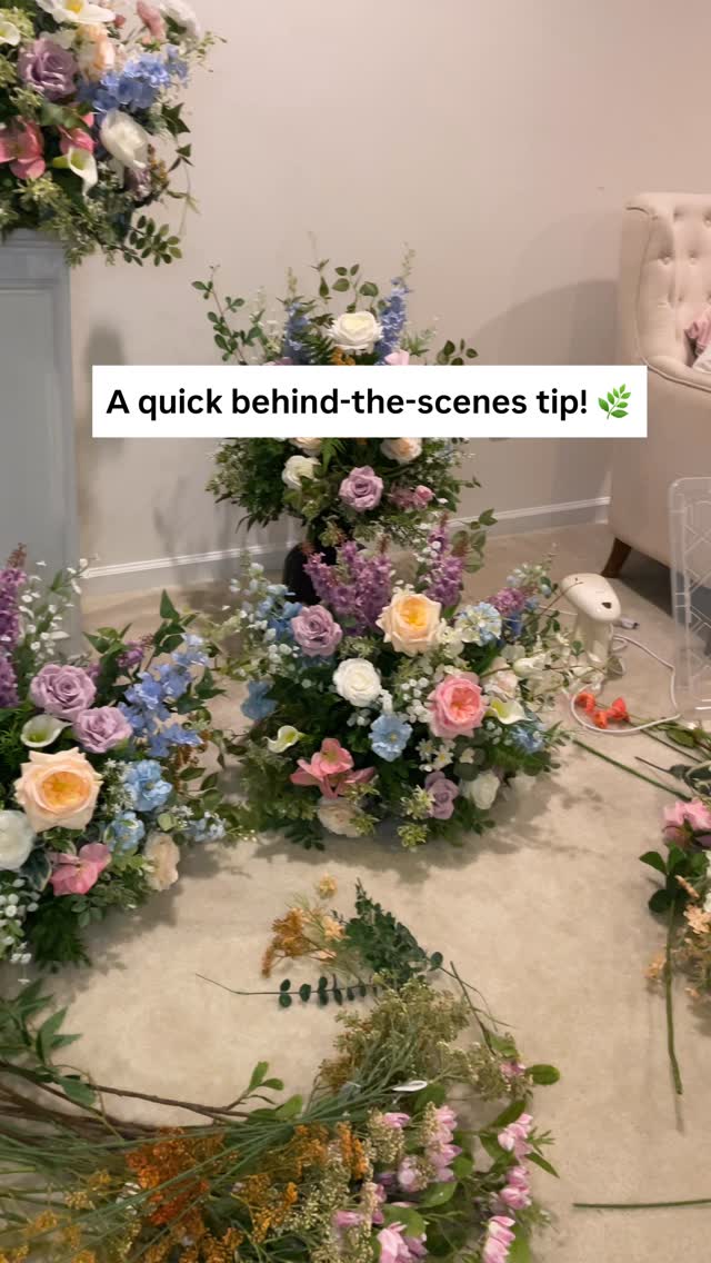 Faux Flower Clouds ☁️ #chayabloomsinusa #virginiaflorist #dmvweddingflorist #fauxflowers #luxuryfauxflowers weddingdecor weddingflowers eventdecor behindthescenes floristlife realtouchflowers bridetobe virginiawedding dcwedding marylandwedding
DMV wedding florist
How to make a sturdy base for faux floral cloud installations.