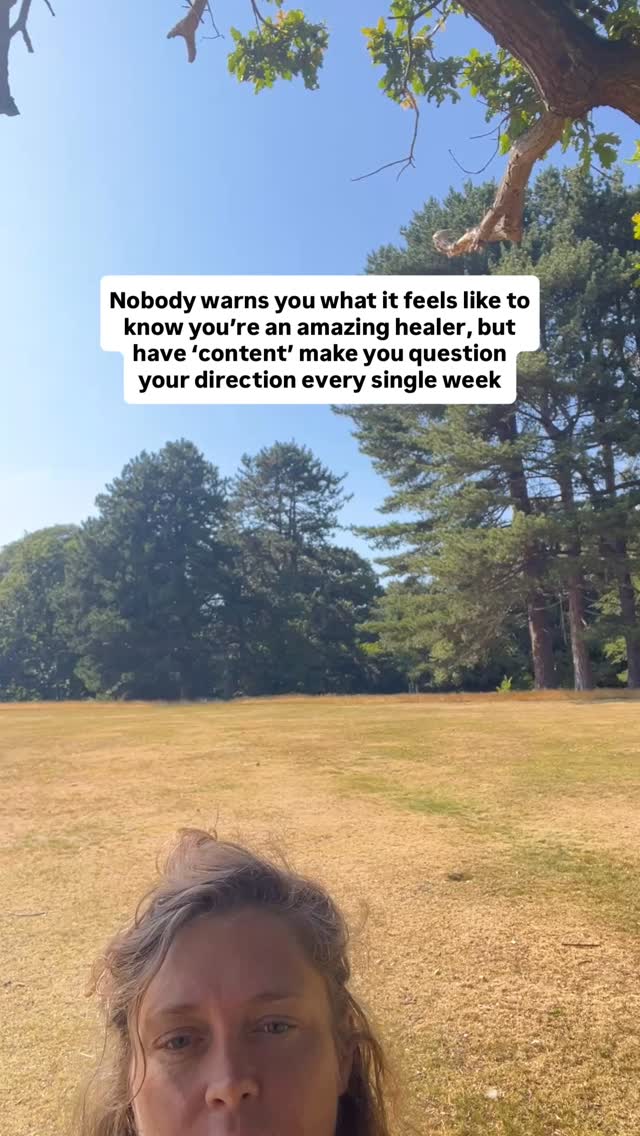 You’re brilliant at what you do,
Your client results speak for themselves - your healing makes a genuine difference in people’s lives 🙌
But when it comes to social media you feel drained, fed up, and left questioning whether maybe you’re cut out for having your own business in this online space…
Because making content to advertise holistic work can be hard work, right?
You end up spending far too much time looking at a screen instead of where you want to be - deep in the work making a genuine impact with your clients!
The normal strategies that you see all the successful online businesswomen using? They don’t work for you.
How are you supposed to take the pure magic of what you do and fit it into a box like that?
This was how I felt when I first started to expand my holistic business online.
Now?
I help other healers make easy content that gets them seen and heard by their most soul aligned clients on Instagram.
By understanding the tangible transformation of the work that they offer (rather than trying to advertise the work itself), and teaching them how to SELL the magic of what they do, online 💫
Comment ‘plan’ to get started with my free repeatable 7 day content plan, Soulful Content that Sells, designed specifically for holistic business women to make easy and authentic content that is magnetic to their dream clients 🧲