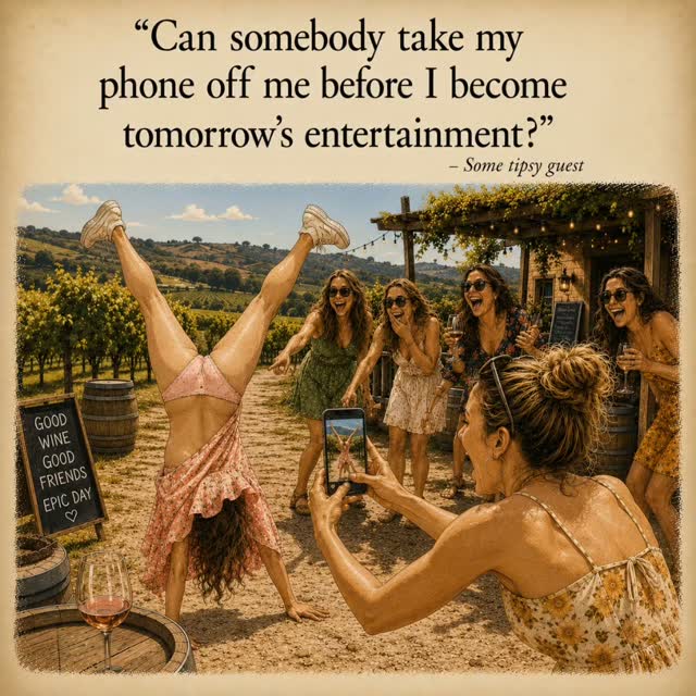 Can somebody take my phone off me before I become tomorrow's entertainment.
#dailymotivation #tipsytours