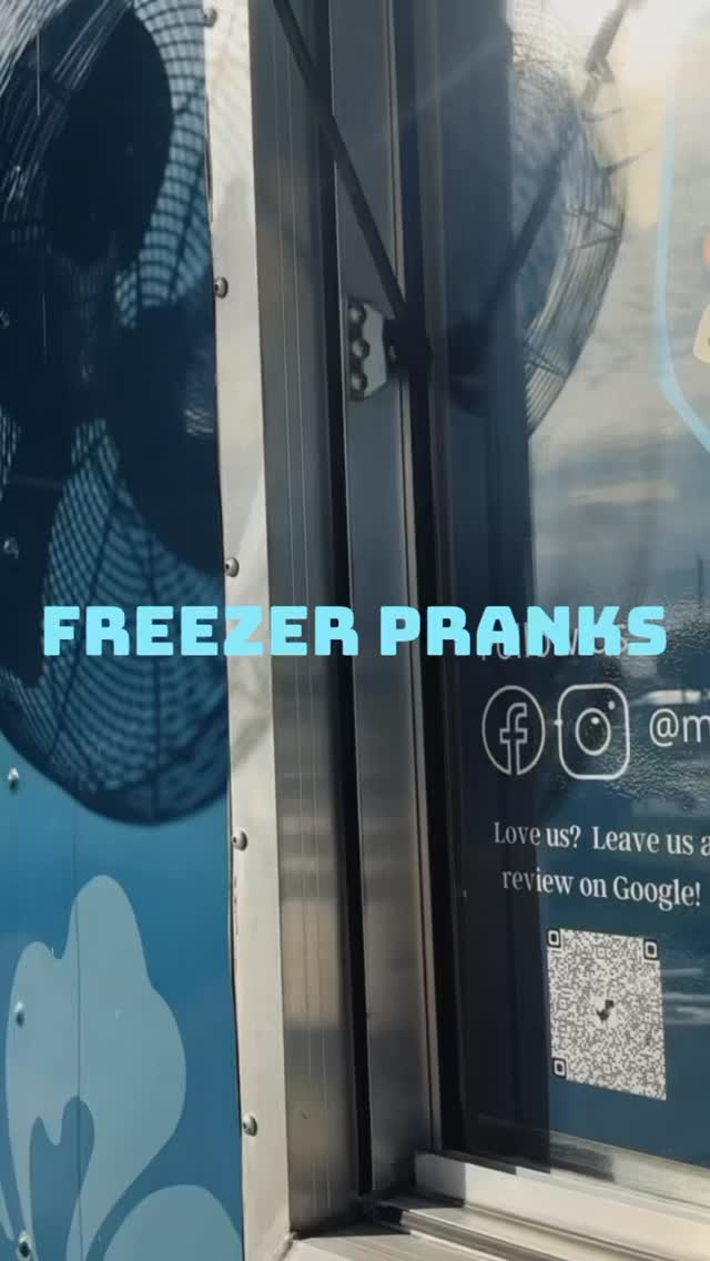 We are always having fun around here! Do not worry- the freezer was completely sanitized after making this reel. But give Marley props for hanging out in there 😂#funny #fyp #dessert #shaveice #staugustine #visitstaugustine #staugustinebeach