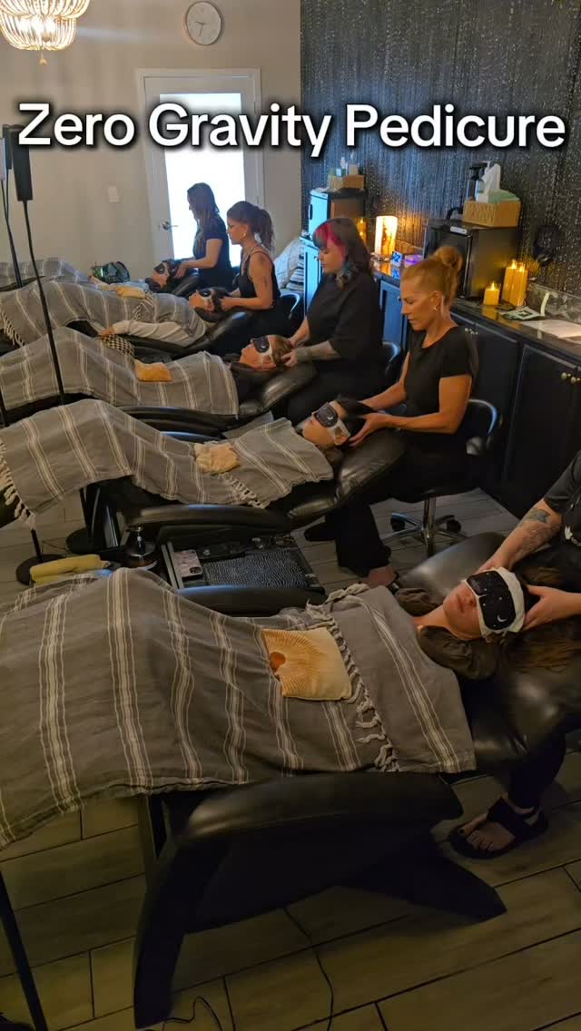 Our zero gravity pedicures start with relaxing foot soak, nail and cuticle care, foot file, and sugar scrub. Then we recline you back in the Zero Gravity chair and have you breathe in organic aromatherapy, put a warm neck and eye pillow on, do a scalp and shoulder massage, and put headphones on with relaxing spa music. Then we do a luxury relaxation massage, hot towels and polish! We proudly use vegan, non-toxic, Dazzle Dry nail polish that dries in 5 minutes!
We are a full service salon and spa! Check out our full menu at www.evolvesalonandspaaz.com
Please give us a call to schedule. We also online booking on our website. When booking for more than one person please call! Thank you!
📍623-225-7773 Carefree
2605 W Carefree Hwy
Phoenix, AZ 85085
📍480-361-1604 Happy Valley
6520 W Happy Valley Rd
Glendale, AZ 85310