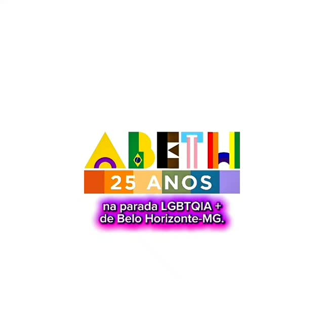 #PraTodesVerem:
Vídeo com sequência de fotos e videos curtos da Parada LGBTQIA+ de BH. Inicia com a logo de 25 anos da ABETH e finaliza comma mensagem "Atualize seu cadastro!" em roxo e, abaixo, em preto: abeth.com.br
Toca trecho da "Sequência Cunt" de Pedro Sampaio.