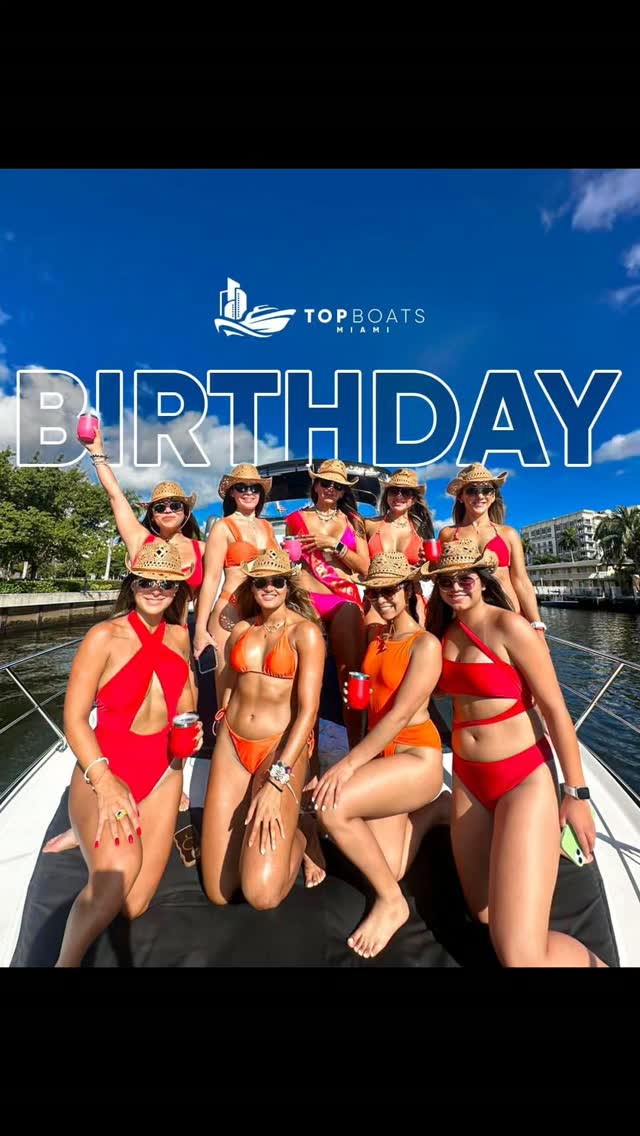 POV: You finally celebrated your birthday the right way. 😎🎉
Good friends. Great music. Miami views. The perfect boat.
Who's coming with you? 👇
📲 Book now.
#MiamiBoatRental #BoatPartyMiami #BirthdayVibes #MiamiYachtRental #TopBoatsMiami
