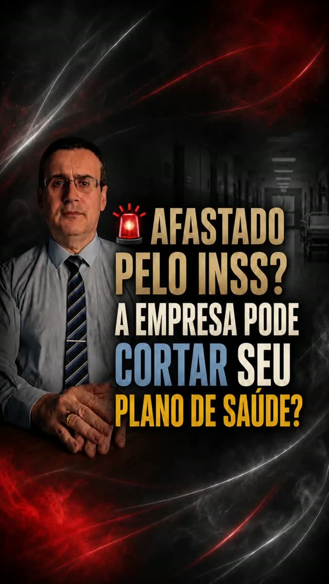 🚨 A empresa pode cortar seu plano de saúde enquanto está afastado pelo INSS?
Você ficou doente, foi afastado pelo INSS e a empresa cortou seu plano de saúde? Isso pode estar errado.
E o pior: muita gente só descobre quando precisa usar o plano e ele não funciona.
Vamos lá pessoal, funciona assim:
👉 você é afastado pelo INSS
👉 para de receber salário
👉 não tem mais desconto em folha
E aí a empresa simplesmente faz o quê?
❌ corta o plano justamente no momento em que você mais precisa.
Doente, em tratamento e sem plano de saúde. Mas presta atenção nisso:
👉 a empresa não pode simplesmente cortar o plano de saúde sem lhe dar opção de pagamento
Em muitos casos, o correto seria:
✔ manter o plano ou permitir que você pague diretamente. Sem isso a suspensão pode ser irregular.
📲 E me siga para ficar sempre bem informado dos seus direitos.
⚖️ Direito Previdenciário e Trabalhista
📲 WhatsApp: (32) 3531 – 4857
📸 Instagram: bianchinimoraisadvogados
🎵 TikTok: bianchiniemorais
▶️ YouTube: bianchinimoraisadvogados
🌐 Site: www.bianchinimorais.adv.br
📧 E-mail: contato@bianchinimorais.adv.br
📍 Endereço: Rua Carlos Peixoto Filho, nº 112 (Edifício Otocy Vilela), 3º andar, Sala 309, Centro – Ubá/MG, CEP: 36.500-097.
Bianchini & Morais Advogados Associados – OAB/MG n°. 12.461.