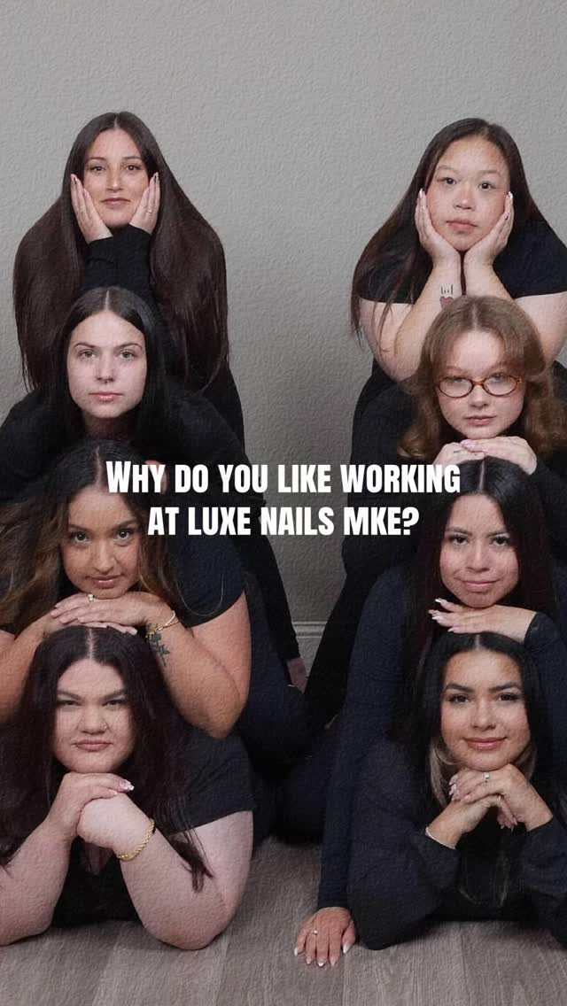 Comment your favorite luxe baddie ๐คฃ #nailart #nailsnailsnails #mkenailsalon #milwaukeenailtech #milwaukee
Weโre not a regular salon, weโre a cool salon ๐ฏ๐ปโโ๏ธ