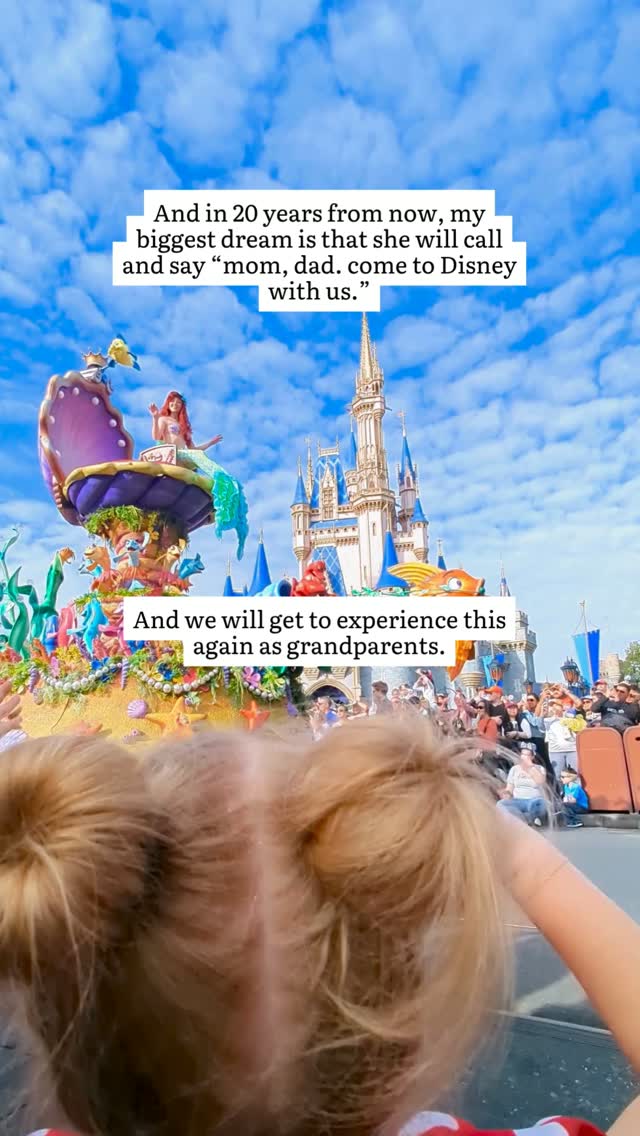 One day...
your kids won't ask you to ride Peter Pan again.
They won't ask for "one more spin" on Dumbo.
They won't need you to hold their hand walking down Main Street.
That's why I always remind families...
You're not just booking a vacation.
You're investing in memories your family will talk about for years.
And if we're lucky...
maybe one day our kids will be asking us to go back with their kids. 💙
That's the kind of full-circle Disney magic I hope every family gets to experience.
✨ If you're thinking about planning a Disney vacation, I'd love to help make those memories happen.
