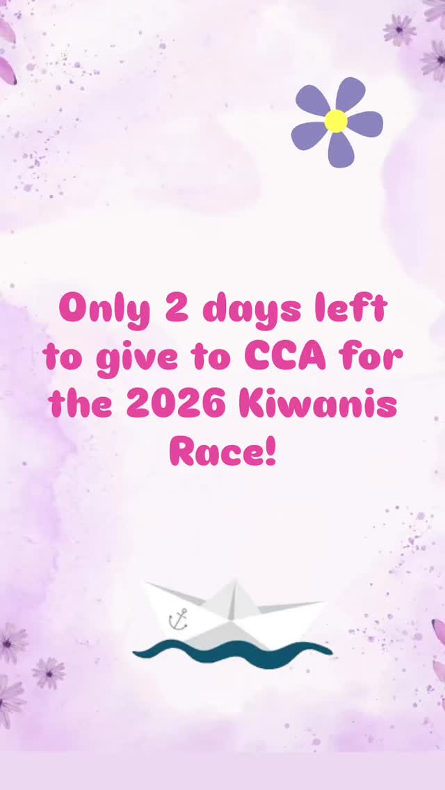 Only 2 days left to give to CCA for the 2026 Kiwanis Regatta Race! ⛵️⛵️⛵️
To vote for Pawn Voyage, click on this link https://www.gogophotocontest.com/cbuskiwanisregatta-2026/entries/653028