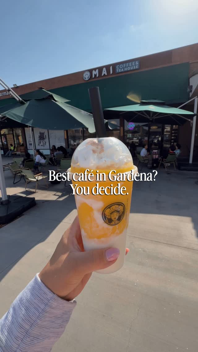 I think I just found one of Gardena’s coziest hidden gems. ☕🤍
If you’re looking for a café where you can actually slow down, get some work done, or catch up with a friend, Mai Coffee & Tea House is definitely worth a visit.
What I loved most wasn’t just the drinks, it was the atmosphere. It’s quiet, cozy, has plenty of seating, free Wi-Fi, and is the kind of place where you can easily lose track of time.
And if you go, don’t leave without trying the Mango Mochi drink. 🥭 It was so refreshing and easily my favorite thing on the menu!
📍Mai Coffee & Tea House | Gardena, CA
Have you been here before? Or do you have another favorite café I should check out? Let me know in the comments! 👇
💾 Save this post for your next café day and share it with someone who’s always looking for a new coffee or tea spot.
#Gardena #GardenaCA #MaiCoffeeAndTeaHouse