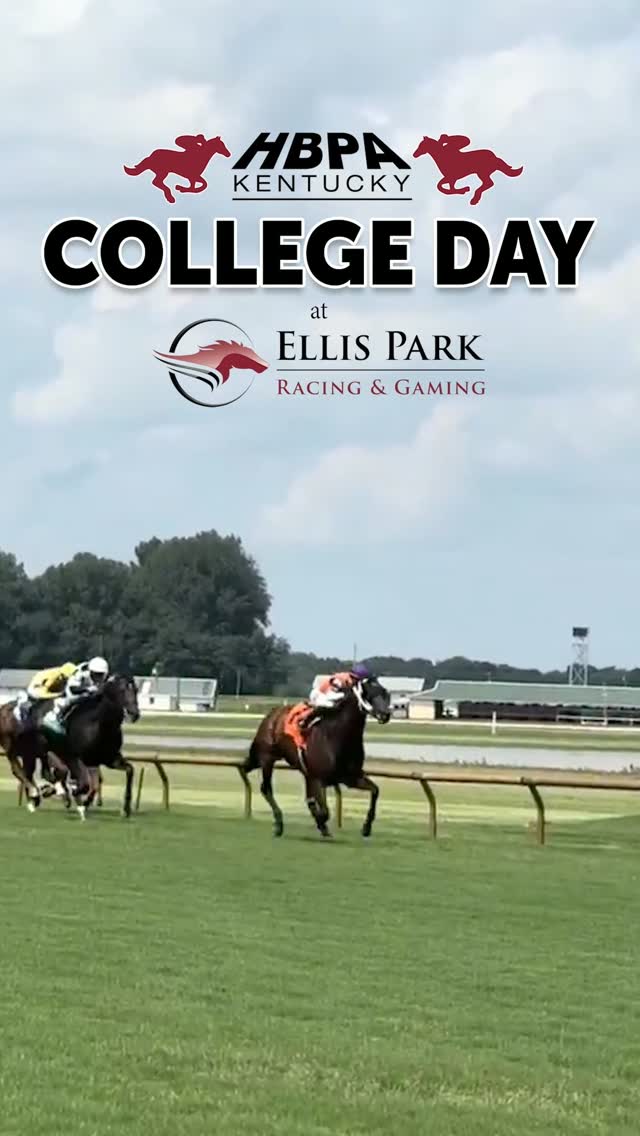 π¨ College students! Catch the excitement and win big π² and prizes! Tag friends here or repost! For the perfect group summer outing, c'mon out for the @kentucky_hbpa annual COLLEGE DAY @ellisparkracing on Sunday August 9th - #EllisParkDerby day! β‘οΈ More at kyhbpa.org.