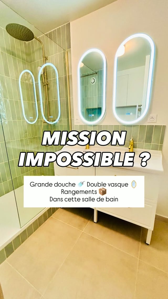 ✨ Une salle de bain pensée dans les moindres détails… avant même le premier coup de marteau.
Quand mes clients me disent qu’ils rêvent d’une grande douche, d’une double vasque et de nombreux rangements dans une petite salle de bain, ma réponse est toujours la même :
“Voyons d’abord ce que l’espace peut nous offrir.”
Pour ce projet, l’objectif était clair :
🚿 Une douche à l’italienne de 170 cm
🪞 Un meuble double vasque de 120 cm
📦 Des rangements
🤍 Une ambiance douce et apaisante
Avec un budget de 9 000 €, chaque décision comptait.
Certaines ont été évidentes.
D’autres ont demandé des compromis, comme accepter un receveur légèrement surélevé pour conserver une grande douche tout en maîtrisant le budget.
Et c’est souvent ça, une rénovation réussie : faire les bons arbitrages pour que le résultat soit aussi beau à regarder qu’agréable à vivre.
💬 Quel détail vous plaît le plus dans cette transformation ?
#ArchitectureInterieure #SalleDeBain #Renovation #AvantApres #ArchitecteInterieur