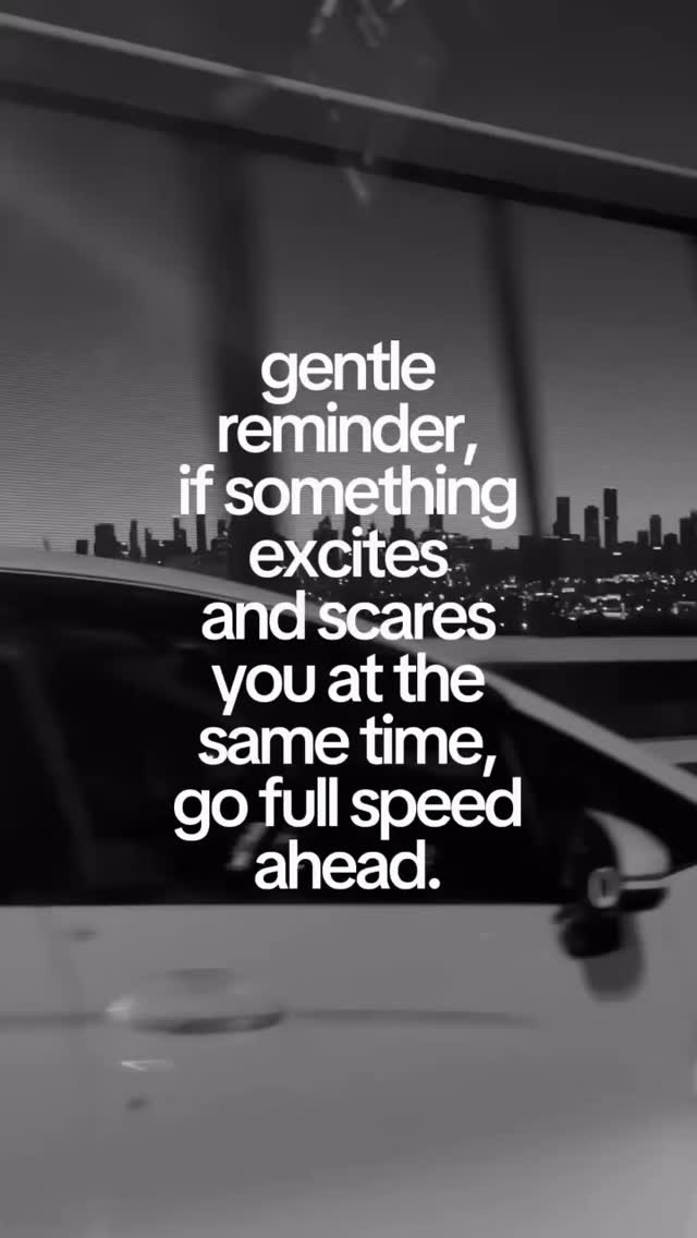 Scared and excited at the same time.
That’s not fear.
That’s the right move.