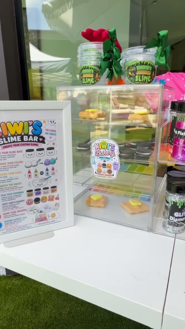π I'M NOT CRYING... OKAY, MAYBE I AM.
This weekend our newest activation officially made its debut... and I honestly couldn't be happier with how it turned out.
Introducing the Kiwi's Party Slime Bar! ππ«
I poured so much time, energy, and thought into every little detail, and seeing families enjoy it made every late night worth it. From the cart to the toppings to all the tiny finishing touches, this one has been a true labor of love.
I can't wait to bring the Slime Bar to even more parties! πβ¨
#kiwisparty #atxevents #austinevents #atxkids #austinteens