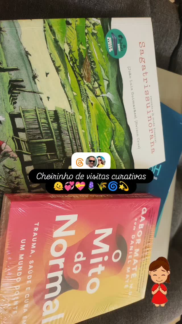 Ratam às crianças, à pureza e a toda forma de amor. Vocês foram remedinho amoroso pra mim neste período de licença. Gratidão. 🫠🙌🪻🌾🌀