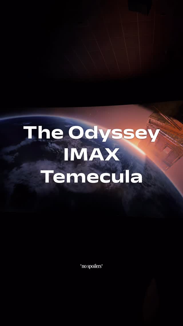 Is The Odyssey worth seeing in theaters? My answer is 100% yes. 🍿
We caught it in IMAX at Regal Edwards Temecula, and it was such a fun experience. Even though it’s not the 70mm IMAX format, the visuals and sound were still incredibly immersive. The boat scenes were so realistic I actually started feeling a little seasick. 😂
The reclining seats were super comfortable, having our own tray tables made dinner during the movie so easy, and before we knew it, the movie was over. Even though it’s a longer film, it never felt long.
If you’re looking for a fun date night or something to do around Temecula, I’d definitely add this to your list.
🎬 Have you seen The Odyssey yet? What did you think?
❣️ Follow me @catherinekimre for more local hidden gems, things to do, and the best places to explore around Southern California.
#Temecula #MovieNight #TheOdyssey