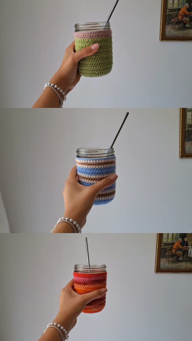 1 crochet pattern, endless styles! I can't wait for you all to see my tutorial for these crochet summer cup holders! They're just perfect for beginners and you can create any design you want! I'll be sharing the tutorial on our channel next Wednesday at 3pm GMT, so stay tuned!
Welcome to Joy as it Flies, your cosy corner for creative living! Join us for delightful 'cook with me' vlogs and easy-to-follow recipes that bring joy to your kitchen. We also share our passion for fibre arts, offering inspiring sewing vlogs, practical tutorials, and beautiful crochet patterns and guides. Whether you're a seasoned maker or just starting your creative journey, find inspiration for food, lifestyle and fashion, and experience the joy of creating from scratch alongside us!
#crochet #crochetcupcozy #coffee #crochetforbeginners #joyasitflies
