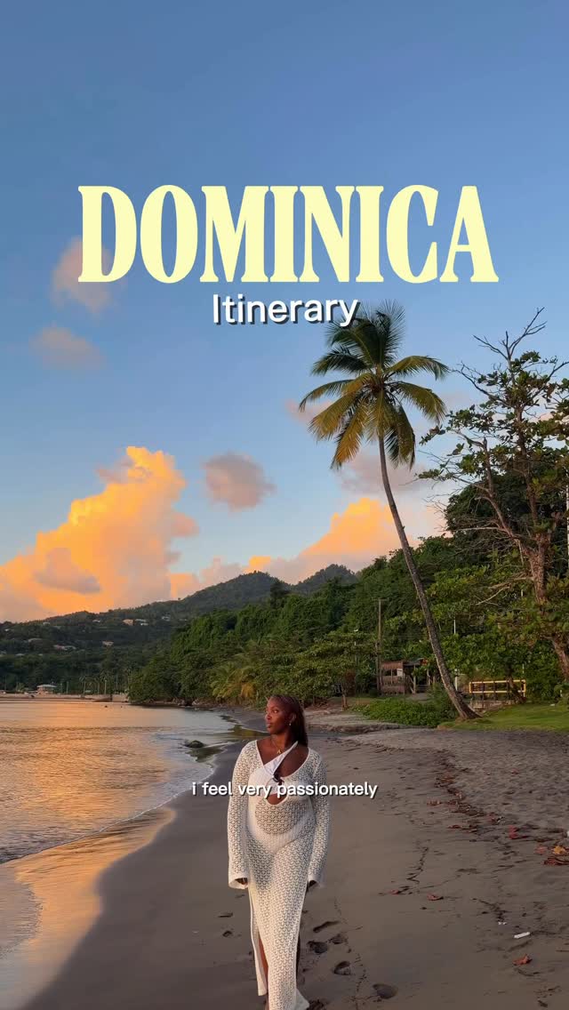 STEAL THIS ITINERARY 🇩🇲⬇️
Dominica is a beautiful island in the Caribbean that has to be on your list 🫶🏾
Where to stay: we spent 7 nights at the InterContinental Dominica Cabrits it was perfect. It is a little far from town, so it's highly recommended to rent a car! If not- consider maybe the Fort Young Hotel! It's locally owned :)
Getting around: we rented a car through Bonus rentals- definitely suggest getting an SUV! They drive on the left 🫶🏾
Currency: East Caribbean Dollars but USD was pretty widely accepted
What to do:
- Go whale watching with @waitukubulitours
- take a creole cooking class with Cooking with Daria in Roseau
- Chase some waterfalls (there are so many but we loved Emerald Pools, Trafalgar Falls, and Bwa Nef Falls)
- Visit Cold Sofuriere, a cold thermal pool that’s in the most pristine location
-Walk around the red rocks, a insane formation that has a little cave
- hike to the top of Scott Head for an out-of-this-world view
- visit champagne beach and snorkel
- take a boat tour at Indian River
Restaurants:
Ma Boyd in Roseau
Keeping it Real in Portsmouth
kweyol in Porstmouth (intercontinental restaurant)
Is Dominica on your list?