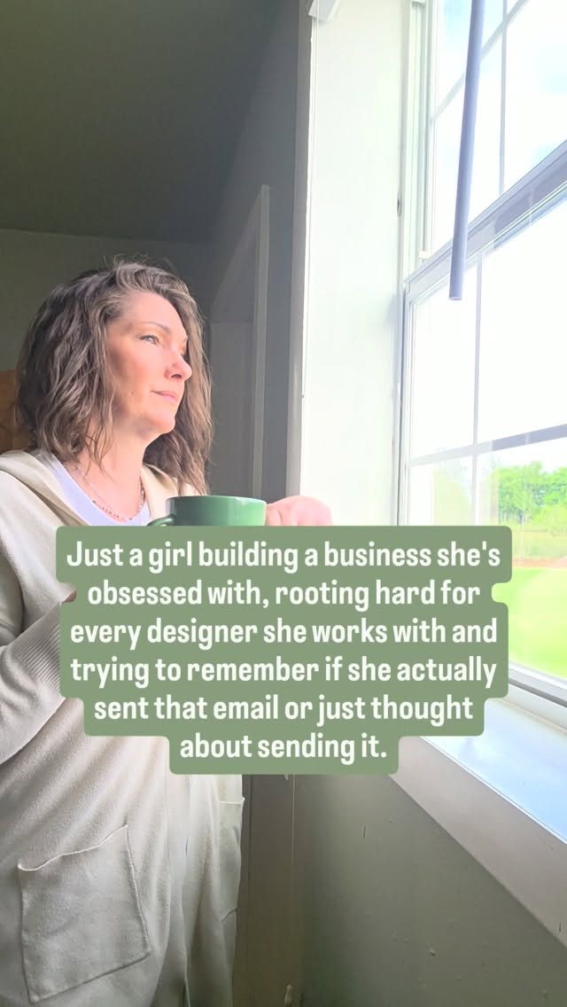 It's astonishing how often I mentally respond to a text or email but not physically. Truly a skill I did not ask for.
Outside of my inbox chaos though, this is pretty much the most accurate description of my life.
Building something I genuinely love, cheering hard for every designer I get to work with, and somehow still finding time to question every email I thought I sent.
If you're new here, hi. This is what you're signing up for.
Follow along if this feels like your kind of people.
#smallbusinessowners #doingmybest #instagramforbusiness #interiordesignmarketing