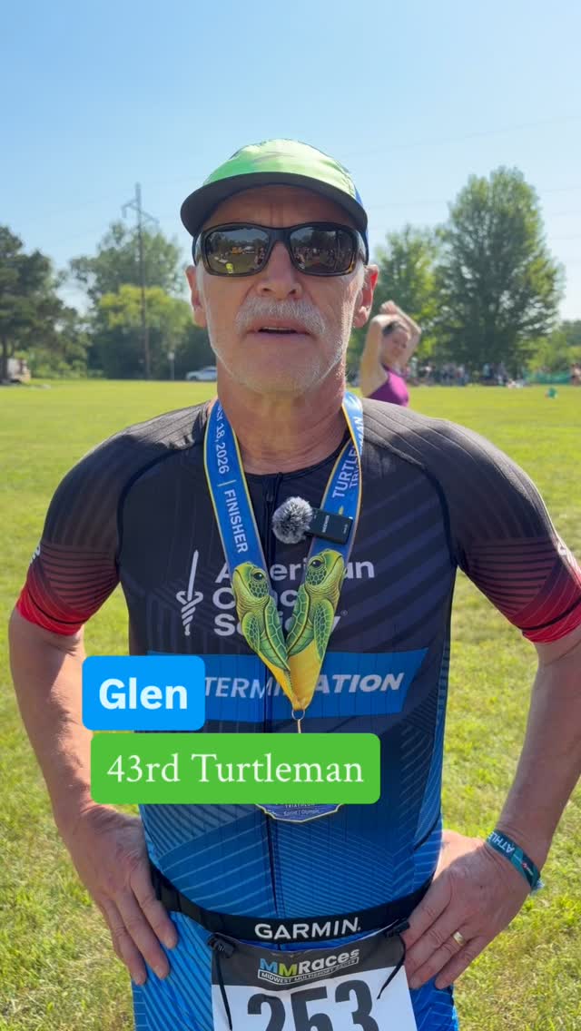 Glen has done Turtleman 43 times. As in, every single one, since the very first. 🐢
43 years of showing up, and his verdict hasn’t changed: best tri in the state. When someone’s raced it since the beginning, that’s not a hot take, that’s a career of evidence.
Here’s to you, Glen. Streak #44 has a start line waiting.
And if you’re at zero? Everyone’s streak starts somewhere. Link in bio for fall races 🔗 #triathlon #triathlete #swimbikerun #triathlonlife exploreminnesota