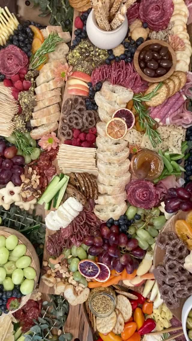 Salted Oak provided the grazing base and a mom and daughter team piled on the foodâŚ.and it was EPIC! Salted Oak would love to design a rustic wood, multi-layer tablescape, greenery included for your special event. Our handcrafted boards will be incorporated and can even be engraved for purchase with a date, name, or favorite phrase. Send a message to book your date. Space is limited.đ #holidayfun #grazingtable #graze #charcuterie #saltedoak #togetherismyfavoriteplacetobe #wedding #shower #weddingreception #holidaygifts #weddinggift