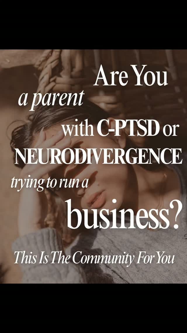C-PTSD & NEURODIVERGENCE IN BUSINESS AS A PARENT IS NO JOKE, I KID YOU NOT.
Not many of you may know this, but I live with C-PTSD, which is a way of describing how my brain was wired, what it needs to thrive and what can shut it down and impact my entire being. It's classed as a mental health condition.
Before I knew I had a brain that wasn't neurotypical, I masked so so much, and never felt successful or at peace. I always felt different to everyone else. Why couldn't do things like everyone else? Why did the seemingly simple tasks push me to a frustration that could dysregulate me for days. Why is my brain running so fast even though I'm exhausted? Why can't I sit down for just five minutes? Isn't everyone like this?
I was diagnosed in 2022 and it changed my life, and the health of my family, forever. Now I knew why I struggled in regular jobs despite performing well. Now I knew why I needed long spaces of time entirely alone and why being around people, even those I loved, felt crippling and exhausting. Now I knew why looking at regular business plans and strategies used to make my eyes and head instantly hurt and why I would burst into tears wondering why I was 'clever' but had to pretend to be able to do normal things that everyone else could do.
Whenever I ticked the boxes to look happy and successful, the price I paid inside was colossal, and I punished myself for being such a big girls blouse. In my twenties it led to hiding from jobs, not being able to leave the house, struggling with noise and daylight, and constantly feeling like a bad, lazy person. I managed to hide it from everyone.
I internalised everything and felt shit about myself, but because I strived to be successful, I didn't tell anyone, and struggled alone feeling constantly broken often struggling with very dark thoughts.
Receiving a diagnosis changed everything, and it took a while but now I know that I can do everything I wanted to do but on MY terms, at my pace and while protecting my peace and priorities, and here we are now with true strength, alignment, and profitable businesses that support my life and doesn't put more pressure on.
Who can relate to these experiences?